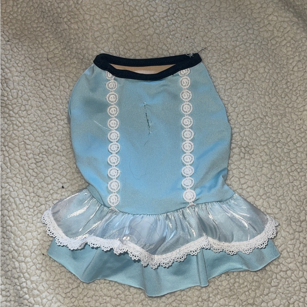 Disney Blue Ruffled Cinderella Dog Dress